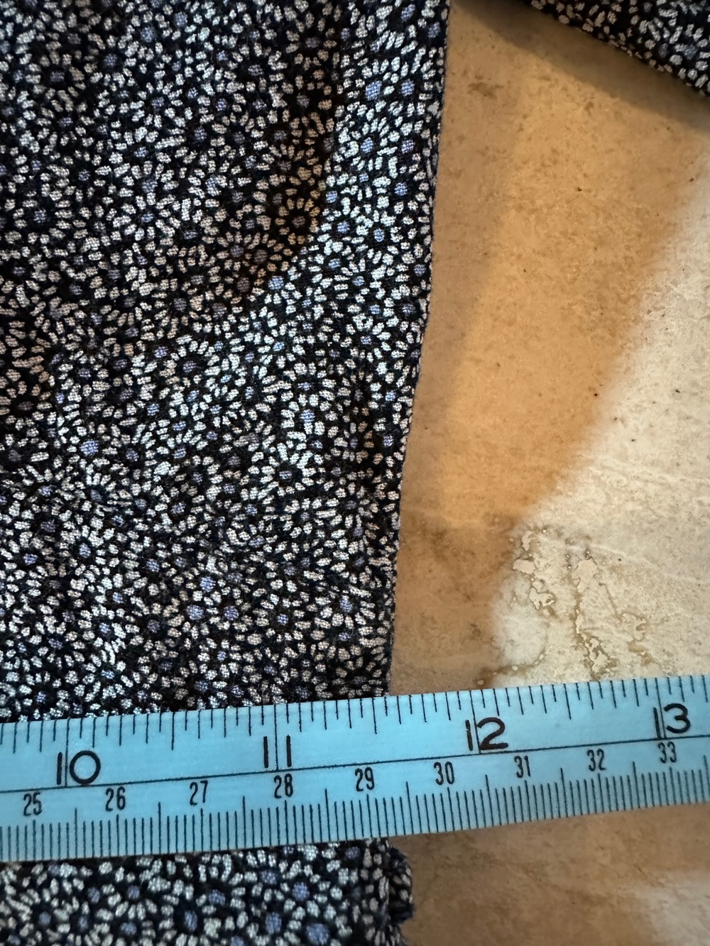 Abercrombie & Fitch Navy and Gray Floral Button-Front Dress - Picture 6 of 10